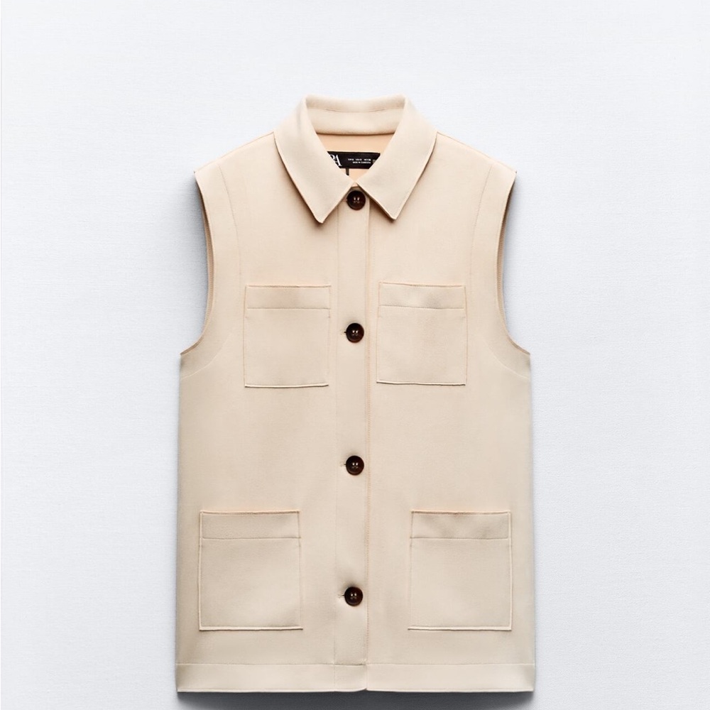 Brand new Zara faux suede vest. Tags attached. Size Medium.